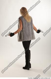 NIKOL ACTION STANDING POSE WITH GUNS